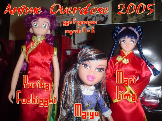 a silly image I made back in December of my dolls