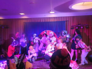 Winners circle at the cosplay contest