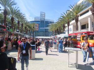Food truck at the Anaheim Convention Center